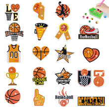 Load image into Gallery viewer, 2 PCS Basketball Round Diamond Painting Magnet Refrigerator for Fridge Car Decor