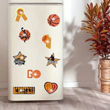 Load image into Gallery viewer, 2 PCS Basketball Round Diamond Painting Magnet Refrigerator for Fridge Car Decor