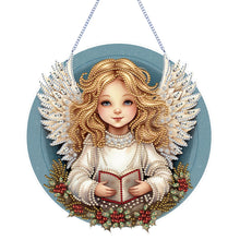 Load image into Gallery viewer, Angel Girl Single-Sided Diamond Painting Hanging Pendant for Home Wall Decor(#1)