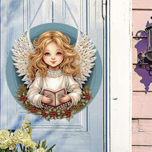 Load image into Gallery viewer, Angel Girl Single-Sided Diamond Painting Hanging Pendant for Home Wall Decor(#1)