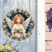 Load image into Gallery viewer, Angel Girl Single-Sided Diamond Painting Hanging Pendant for Home Wall Decor(#4)