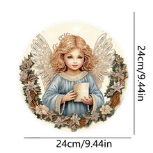 Load image into Gallery viewer, Angel Girl Single-Sided Diamond Painting Hanging Pendant for Home Wall Decor