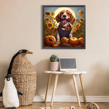 Load image into Gallery viewer, AB Diamond Painting - Full Square - Flowers and puppies (30*30CM)
