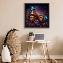 Load image into Gallery viewer, AB Diamond Painting - Full Square - flowers and butterflies (30*30CM)