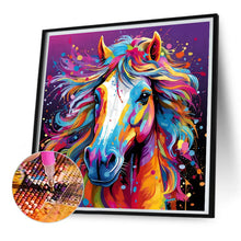 Load image into Gallery viewer, AB Diamond Painting - Full Square - colorful horse (30*30CM)