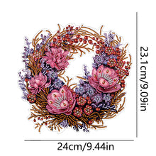 Load image into Gallery viewer, Special Shaped+Round Flower Crystal Painting Wreath Christmas Spot Drill Garland