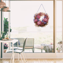 Load image into Gallery viewer, Special Shaped+Round Flower Crystal Painting Wreath Christmas Spot Drill Garland