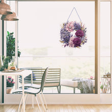 Load image into Gallery viewer, Special Shaped+Round Flower Crystal Painting Wreath Christmas Spot Drill Garland