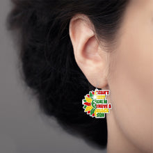 Load image into Gallery viewer, 10 Pairs Double Sided Diamond Painting DIY Earring Making Kit (Black Position)