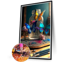 Load image into Gallery viewer, Diamond Painting - Full Round - colorful flying butterflies (40*60CM)