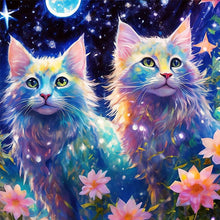 Load image into Gallery viewer, Diamond Painting - Full Square - cat cat (30*30CM)