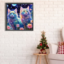 Load image into Gallery viewer, Diamond Painting - Full Square - cat cat (30*30CM)