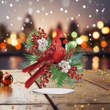 Load image into Gallery viewer, Cardinal Table Top Diamond Painting Ornament Kits for Home Office Desktop Decor