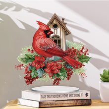 Load image into Gallery viewer, Cardinal Table Top Diamond Painting Ornament Kits for Home Office Desktop Decor