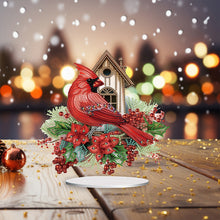 Load image into Gallery viewer, Cardinal Table Top Diamond Painting Ornament Kits for Home Office Desktop Decor