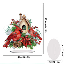 Load image into Gallery viewer, Cardinal Table Top Diamond Painting Ornament Kits for Home Office Desktop Decor