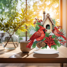 Load image into Gallery viewer, Cardinal Table Top Diamond Painting Ornament Kits for Home Office Desktop Decor