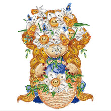 Load image into Gallery viewer, Diamond Painting - Partial Special Shaped - Garden Gnome (30*30CM)