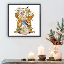 Load image into Gallery viewer, Diamond Painting - Partial Special Shaped - Garden Gnome (30*30CM)