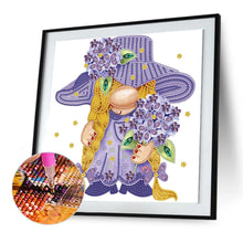 Load image into Gallery viewer, Diamond Painting - Partial Special Shaped - Garden Gnome (30*30CM)