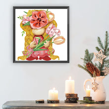 Load image into Gallery viewer, Diamond Painting - Partial Special Shaped - Garden Gnome (30*30CM)