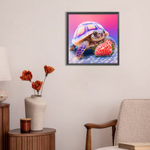 Load image into Gallery viewer, Diamond Painting - Full Round - sea turtle in ocean (30*30CM)