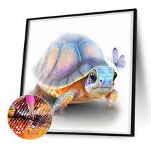 Load image into Gallery viewer, Diamond Painting - Full Round - sea turtle in ocean (30*30CM)