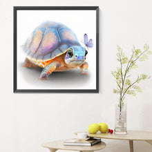 Load image into Gallery viewer, Diamond Painting - Full Round - sea turtle in ocean (30*30CM)
