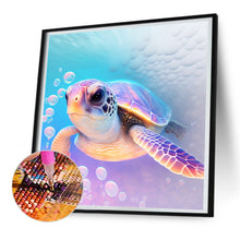 Load image into Gallery viewer, Diamond Painting - Full Round - sea turtle in ocean (30*30CM)