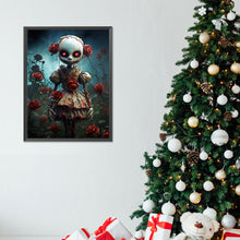 Load image into Gallery viewer, Diamond Painting - Full Round - skull doll (30*40CM)