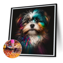 Load image into Gallery viewer, Diamond Painting - Full Round - color puppy (30*30CM)