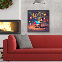 Load image into Gallery viewer, Diamond Painting - Full Round - Christmas reindeer (30*30CM)