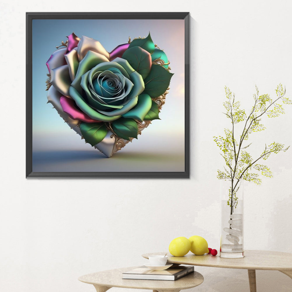 Diamond Painting - Full Round - love rose (30*30CM)