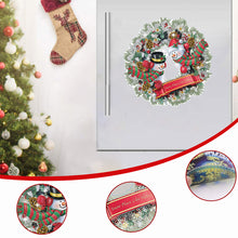 Load image into Gallery viewer, Diamond Painting Sticker Gem DIY Craft Kit for Kid Gift (Christmas Wreath #1)