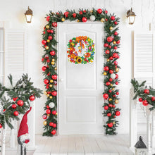 Load image into Gallery viewer, Diamond Painting Sticker Gem DIY Craft Kit for Kid Gift (Christmas Wreath #4)
