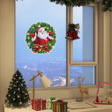 Load image into Gallery viewer, Diamond Painting Sticker Gem DIY Craft Kit for Kid Gift (Christmas Wreath #5)