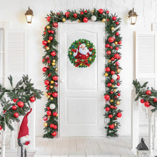 Load image into Gallery viewer, Diamond Painting Sticker Gem DIY Craft Kit for Kid Gift (Christmas Wreath #5)