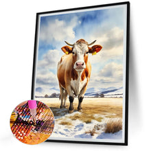 Load image into Gallery viewer, Diamond Painting - Full Round - Cows on the grassland (30*40CM)