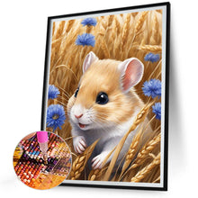 Load image into Gallery viewer, Diamond Painting - Full Round - mouse in grass (30*40CM)