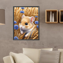 Load image into Gallery viewer, Diamond Painting - Full Round - mouse in grass (30*40CM)