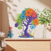 Load image into Gallery viewer, Acrylic Flower Tree Diamonds Painting Desktop Decor for Office Desktop Decor