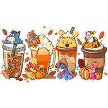 Load image into Gallery viewer, Diamond Painting - Full Round - Winnie the Pooh drinks (70*40CM)