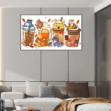 Load image into Gallery viewer, Diamond Painting - Full Round - Winnie the Pooh drinks (70*40CM)