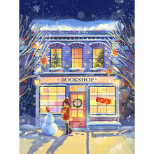 Load image into Gallery viewer, Diamond Painting - Full Round - winter bookstore (30*40CM)