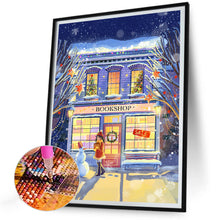 Load image into Gallery viewer, Diamond Painting - Full Round - winter bookstore (30*40CM)