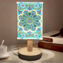 Load image into Gallery viewer, Special Shaped Crystal Drawing Kit Bedside Night Light USB Charge (Mandala #1)