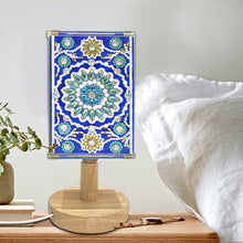 Load image into Gallery viewer, Special Shaped Crystal Drawing Kit Bedside Night Light USB Charge (Mandala #2)