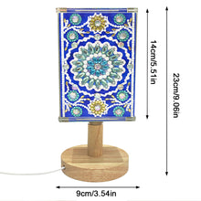 Load image into Gallery viewer, Special Shaped Crystal Drawing Kit Bedside Night Light USB Charge (Mandala #2)