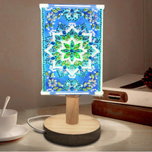 Load image into Gallery viewer, Special Shaped Crystal Drawing Kit Bedside Night Light USB Charge (Mandala #3)