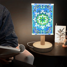 Load image into Gallery viewer, Special Shaped Crystal Drawing Kit Bedside Night Light USB Charge (Mandala #3)